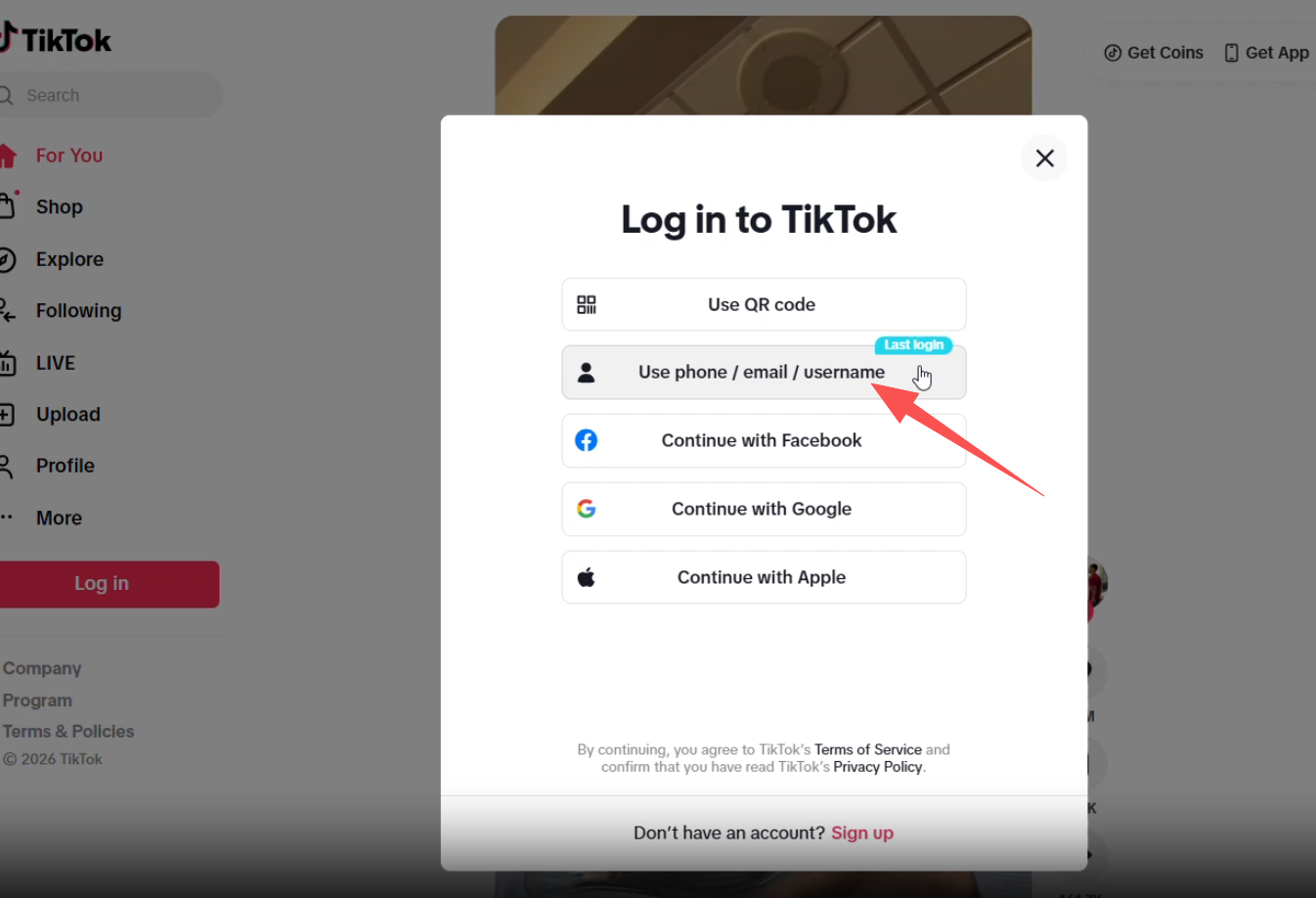 Tiktok вход видео-учебник